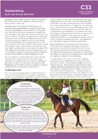 Headshaking Common Problems by Dr John Kohnke Bvsc RDA Fact Sheet 33