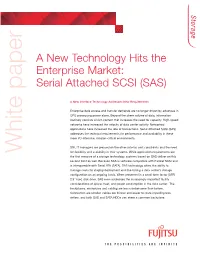 Serial Attached SCSI (SAS)