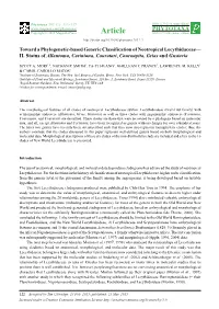 Toward a Phylogenetic-Based Generic Classification of Neotropical Lecythidaceae— II