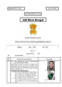 Persons Missing