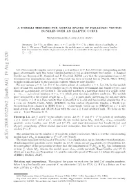 Arxiv:2008.05229V2 [Math.AG]