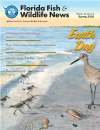 FWF 1011 - Newsletter Spring 2020 V5.Qxp FWF 1011 - Newsletter Spring 2020V5# 5/13/20 8:21 AM Page 1 Florida Fish &