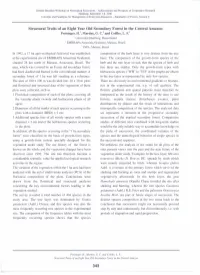 Structural Traits of an Eight Year Old Secondary Forest in the Central Amazon Preisinger, H.\ Martins, G
