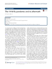 The 1918 Flu Pandemic and Its Aftermath