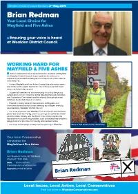 Brian Redman Your Local Choice for Mayfield and Five Ashes