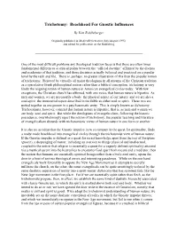 C:\Essays Edited for the Riddleblog\Trichotomy.Wpd