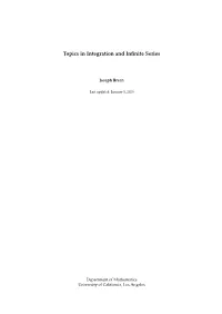 Topics in Integration and Infinite Series