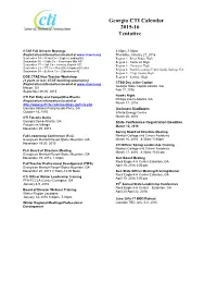 Calendar of Events-2015-16 and Fees Checklist