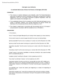 Co-Ordinated Admission Scheme