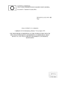 MR Final FINAL REPORT of a MISSION CARRIED out IN