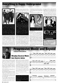 Progressive Music and Beyond a Discussion with Ivan Bertolla