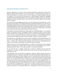 Session 80 Restraint of Vṛttis Part 3