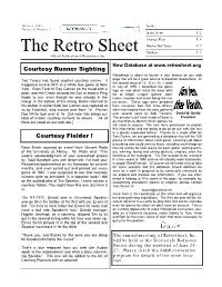 The Retro Sheet Mailbox P