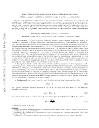 Composing Scalable Nonlinear Algebraic Solvers