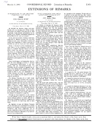 Extensions of Remarks E453 EXTENSIONS of REMARKS