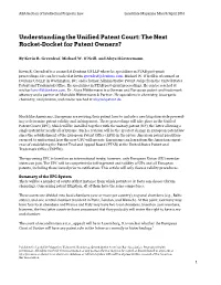 Understanding the Unified Patent Court: the Next Rocket-Docket for Patent Owners?