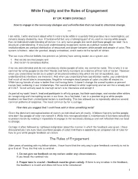 White Fragility and the Rules of Engagement