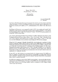 Miners for Democracy Records