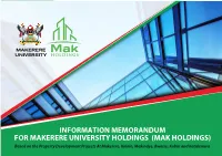 Information Memorandum For