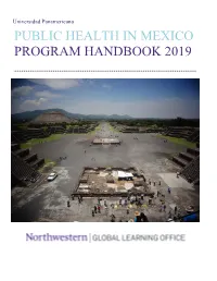 Public Health in Mexico Program Handbook 2019