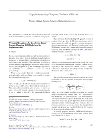 Supplementary Chapter: Technical Notes
