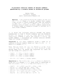 A Clasification of Known Root Prime-Generating