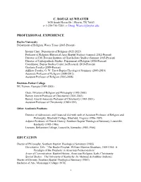 C. Douglas Weaver Professional Experience Education