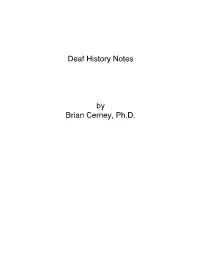 Deaf History Notes Unit 1.Pdf