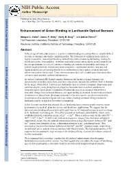 Enhancement of Anion Binding in Lanthanide Optical Sensors