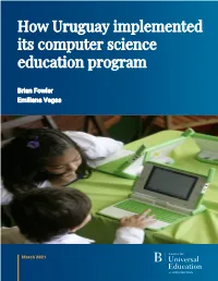 How Uruguay Implemented Its Computer Science Education Program