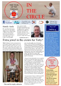IN the CIRCLE This Newsletter Is Also Edition No 1 Available on Our Website March 2016