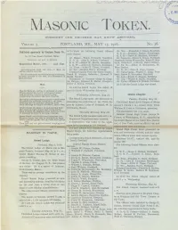 Masonic Token