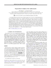 Nonperturbative Definition of the Standard Models