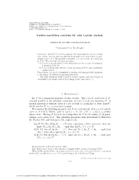 POINT-COFINITE COVERS in the LAVER MODEL 1. Background Let
