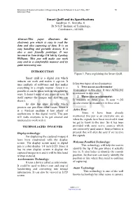 Smart Quill and Its Specifications Sandhiya E, Srimitha S Dr.N.G.P