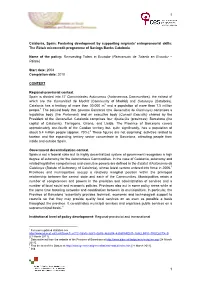 The Rétale Microcredit Programme of Savings Banks Catalonia