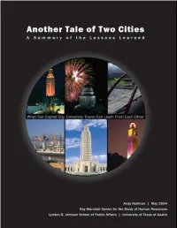 Another Tale of Two Cities: a Summary of the Lessons Learned