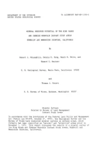 Map-Mf-1196-C Mineral Resource Potential of The