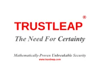 The Need for Certainty