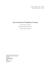2019/2020 and Report on How the Foundation Has Continued to Grow Over This Period