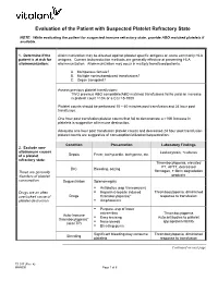 Platelet Transfusion Refractoriness