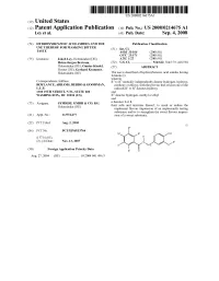 (12) Patent Application Publication (10) Pub. No.: US 2008/0214675 A1 Ley Et Al
