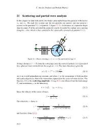 21 Scattering and Partial Wave Analysis