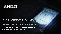 AMD EPYC™ 7003 Cpus “ZEN 3” Cores 3Rd Generation EPYC