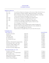 Curriculum Vitae Johnathan Bascom