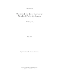 On Moduli for Toric Sheaves on Weighted Projective Spaces