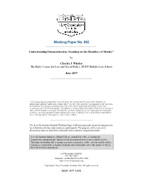 Understanding Financialization: Standing on the Shoulders of Minsky*