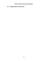 2.5 Organization Comments