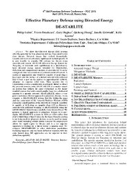 Effective Planetary Defense Using Directed Energy DE-STARLITE