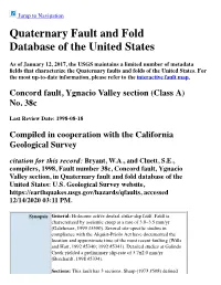 Quaternary Fault and Fold Database of the United States